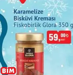 FİSKOBİRLİK GLORA KARAMELİZE BİSKÜVİ KREMASI